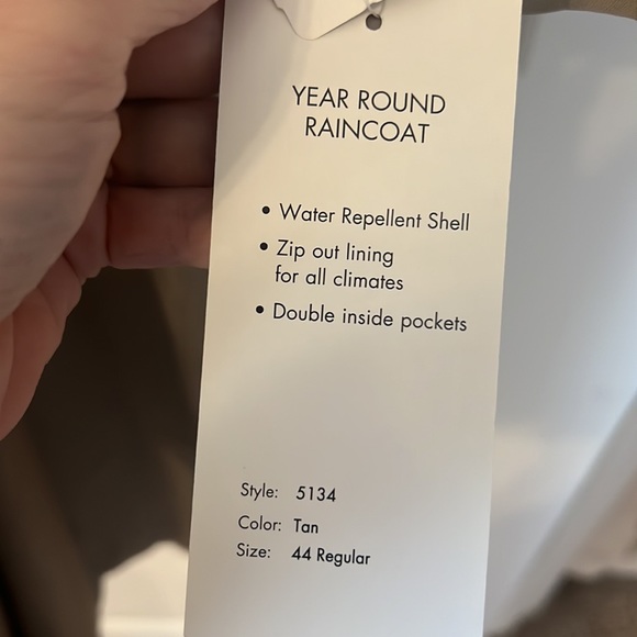 NWT Jos. A. Bank Men’s trench coat/raincoat - Picture 9 of 9